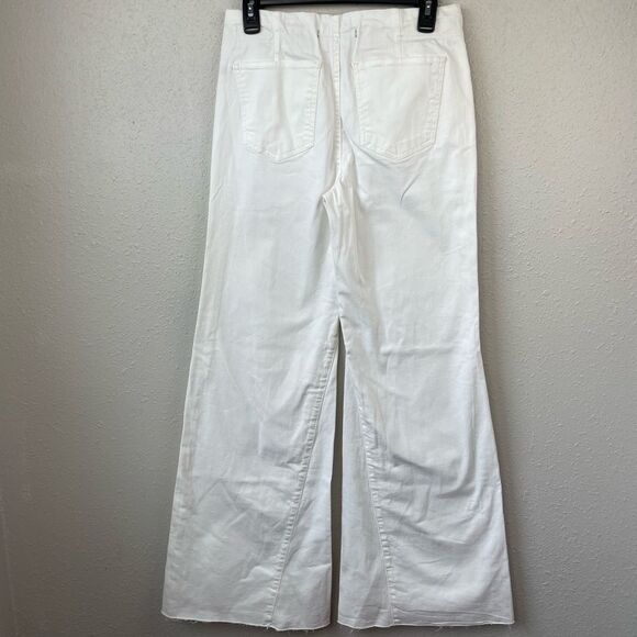 NWT We The Free White Flared Pants Sizes 27 or 28 - Picture 4 of 7